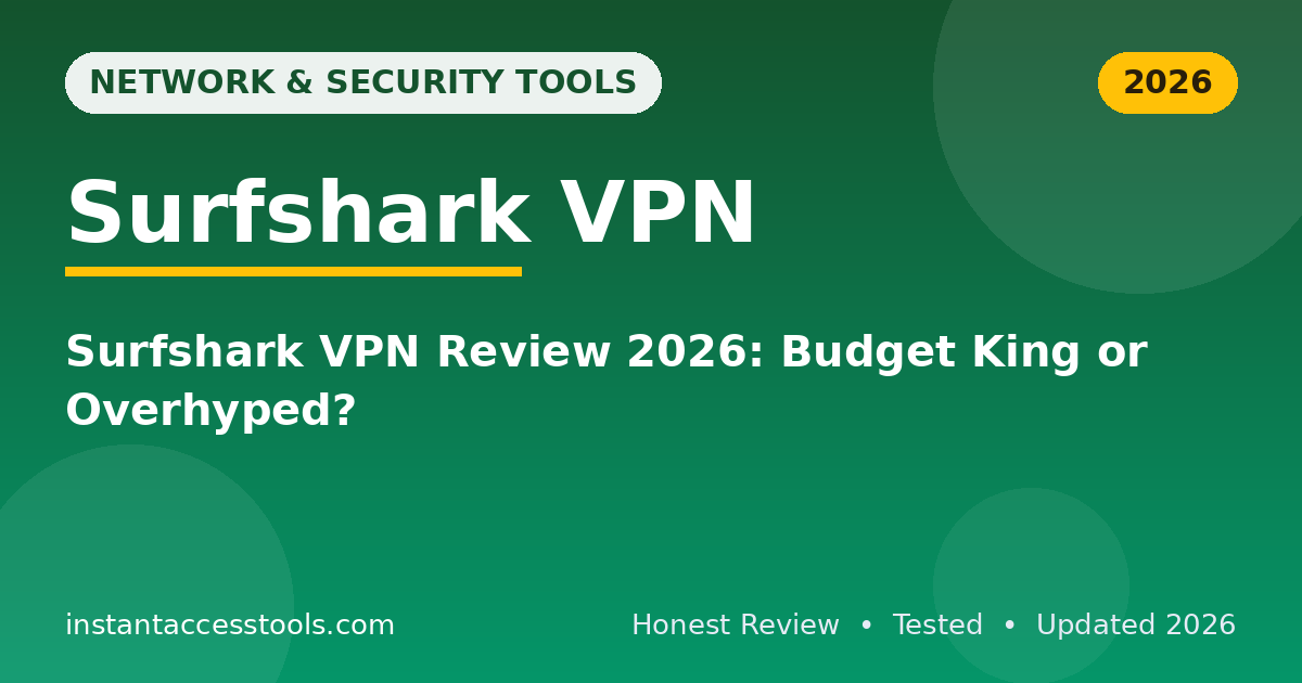 Surfshark VPN Review 2026: Budget King or Overhyped?